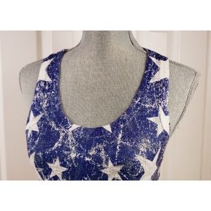 luna chic Sweaters - Stars & Stripes Sweater Racerback Tank Top luna chic Sweaters - Stars & Stripes Sweater Racerback Tank Top